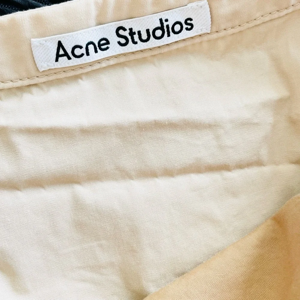 Acne Studios EU 38 (SIZE 6) asymmetrical beige wrap skirt
